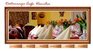 Projekt Restauracja Cafe Vanilia